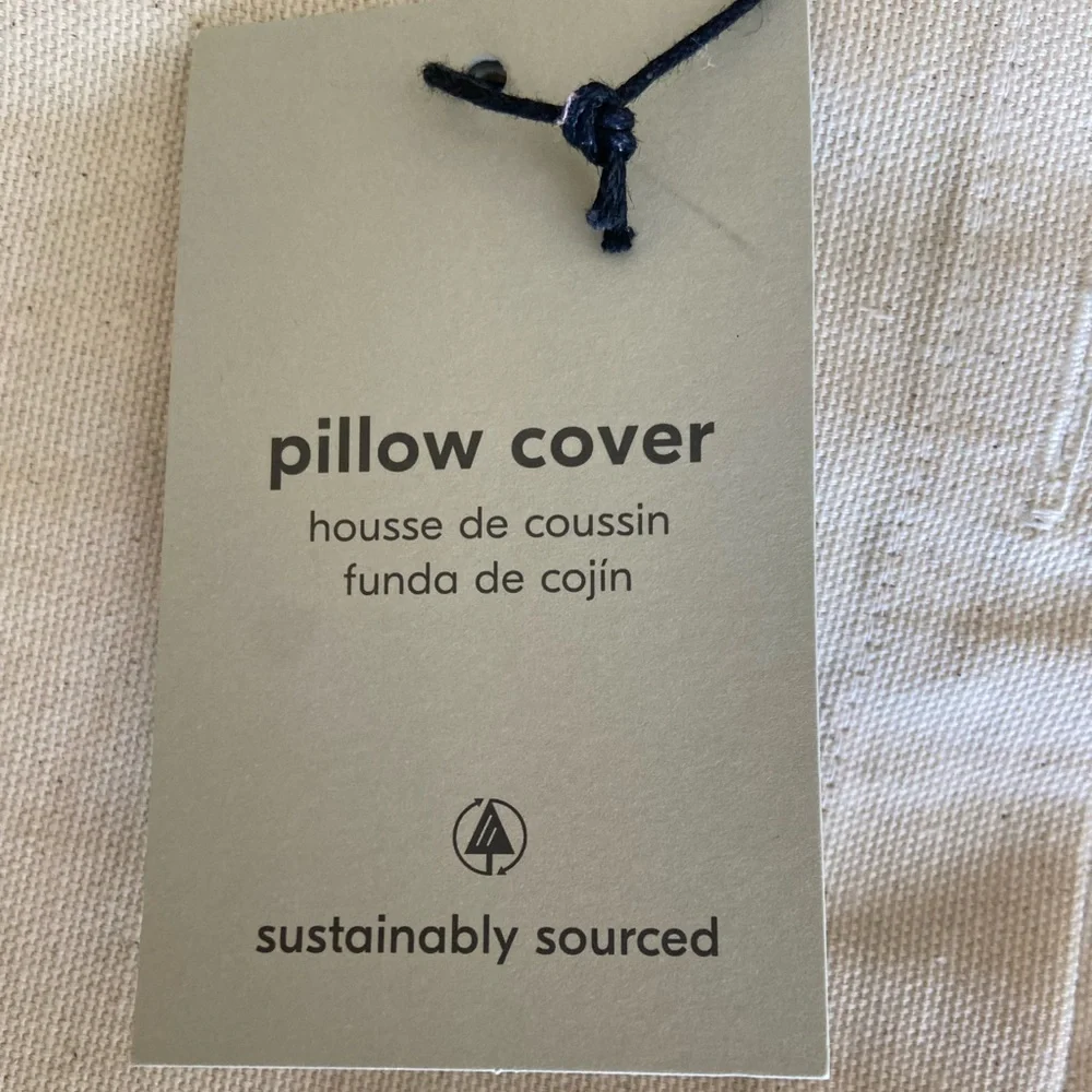 (1) West Elm pillow sham